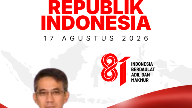 Dinas Pemuda Olahraga Kebudayaan dan Pariwisata Kabupaten Tangerang Mengucapkan Dirgahayu Republik Indonesia Ke-81